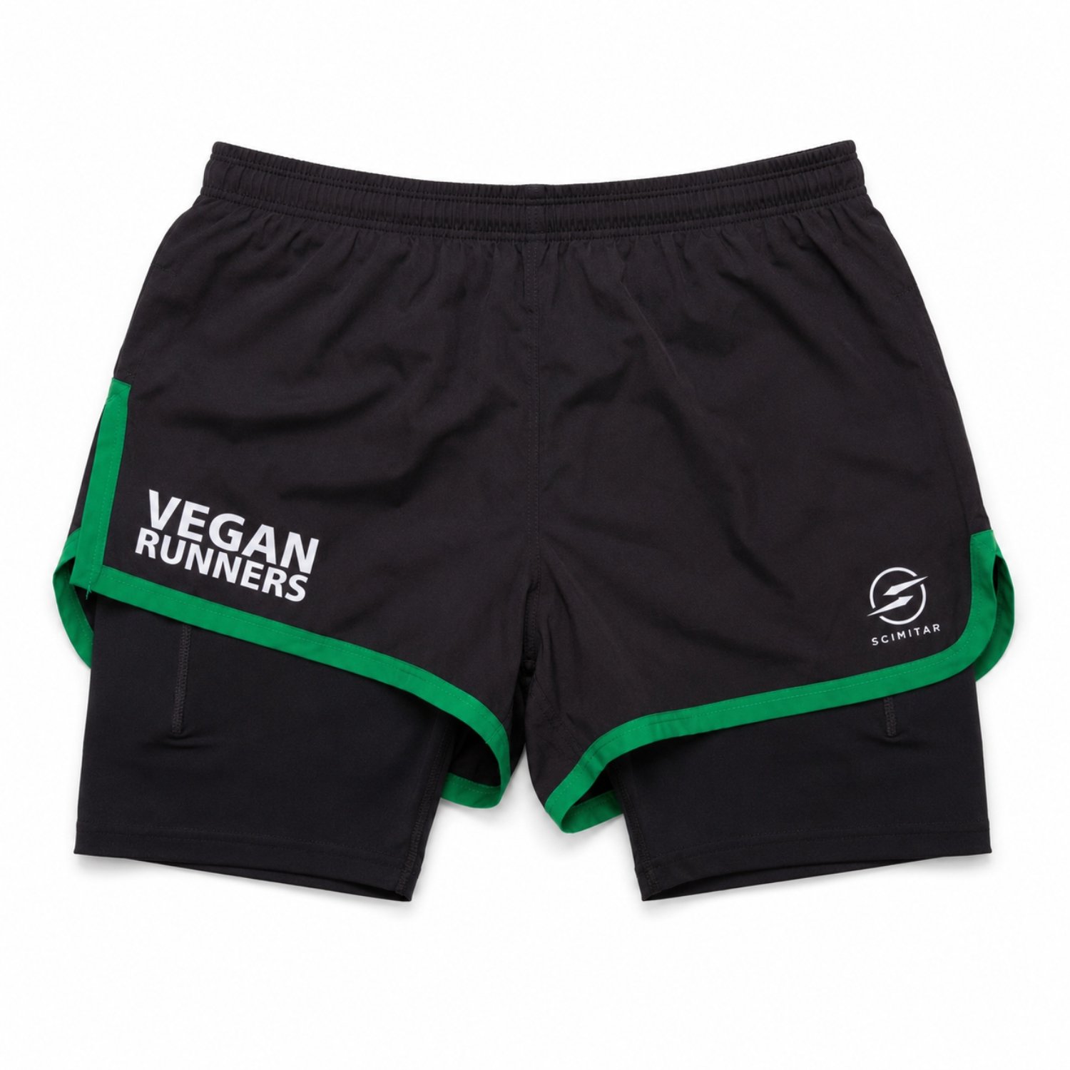 Vegan Runners 2 in 1 Shorts