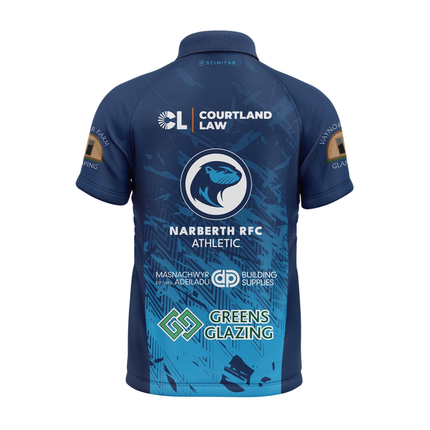 Alternative view of Narberth RFC Sublimated Athletic Polo [Pre-Order]
